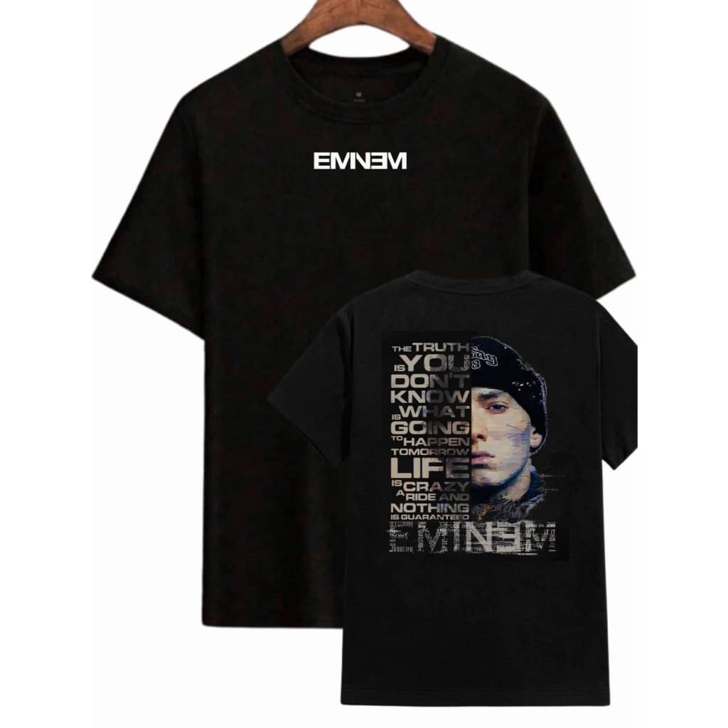 Emine T-Shirt Music Rapper American Composer International Blouse 100% Cotton Unisex T-Shirt - Black - View 1