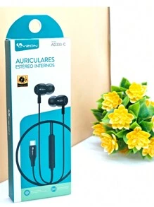 Headphone With Type C Input Wired Earphone - Black - View 1