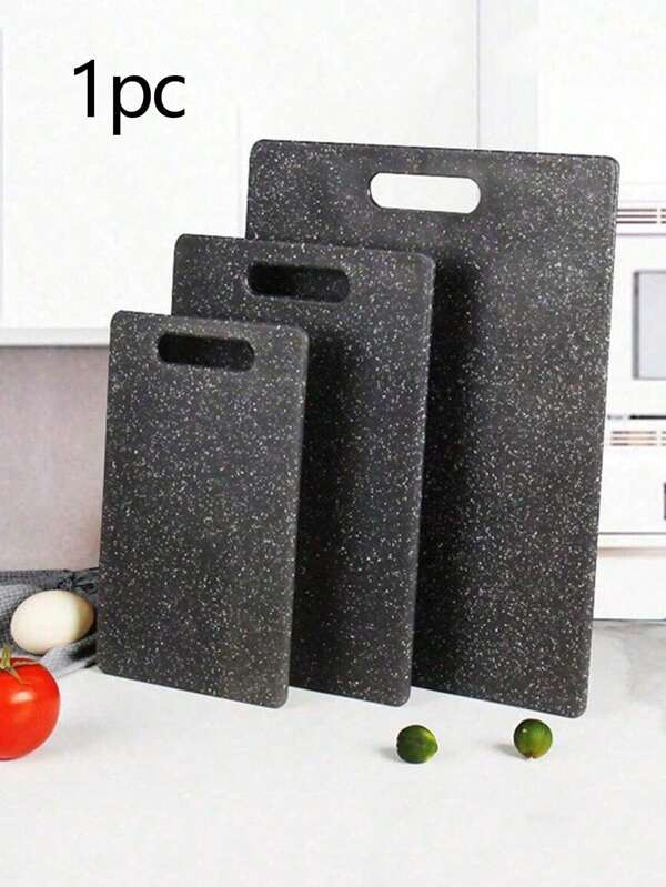 1pc Marble Cutting Board Set Thickened Cutting Board Cutting Meat Board Kitchen Preparation Board Cooked Food/Raw Food Separation Household Fruit Cutting Board Preparation Board Plastic Cutting Board, Kitchen Supplies