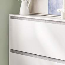 SoBuy FSR134-W，门厅鞋柜鞋架鞋子收纳柜收纳架带抽屉和收纳凳 - 白色 - 查看 10