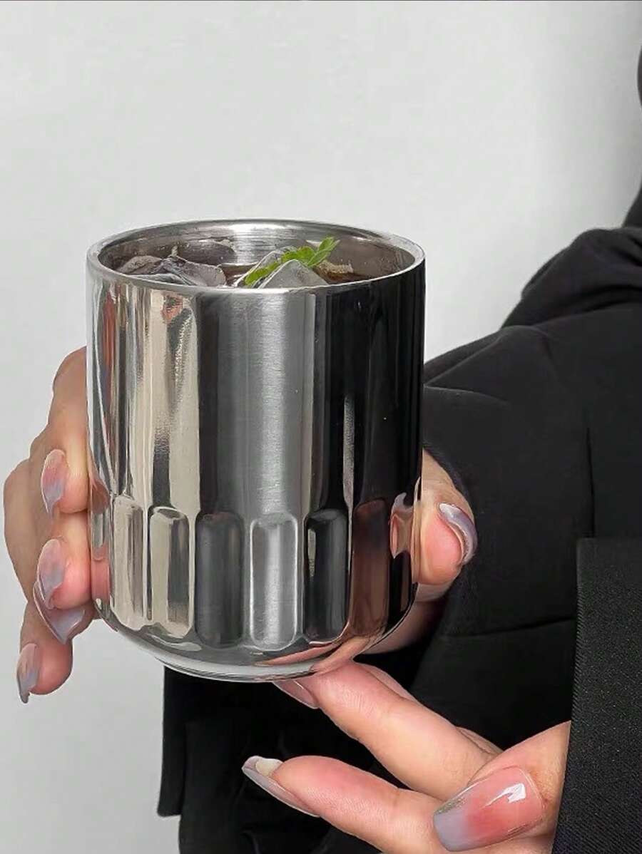 160ml双层不锈钢美式咖啡杯 冰美式 拿铁杯 - 彩色 - 查看 1
