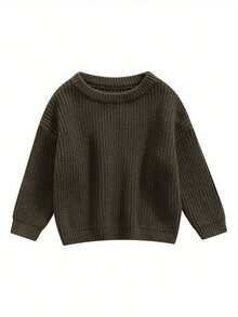 Newborn Baby Sweaters - Army Green - View 2