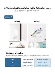 1 pièce Autocollant mural avec citation inspirante, autocollant mural avec phrases de motivation de style bande dessinée, décoration de la maison, autocollants PVC imperméables, art mural autocollant, autocollants de motivation, style contemporain, pour la décoration de la salle de classe, la décoration de la chambre des enfants, la décoration murale, la décoration de la maison, la décoration de la salle d'étude - Multicolore - Voir 6