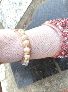 1Pair Girls Leather Shoes Spring Summer Fashion Sequins Pearl Baby Girl Shoes Kids Princess Shoes Soft Bottom Non-Slip