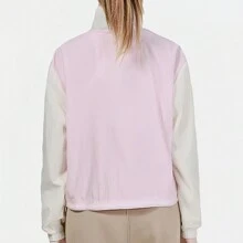 Puma Women's Sports Comfortable Splicing Casual Stand Collar Jacket Sun Protection Windbreaker