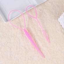 2个装翻转尾环发辫子马尾辫造型器 - 多功能DIY美发造型工具，轻松打造时尚卷发，卷发梳，卷发器，卷发产品，卷发器，卷发卷发器，卷发工具，卷发器，卷发，无热卷发，无热卷发，卷发器，无热波浪，发型，美发，卷发卷发器，卷发器，无热卷发，无热卷发，卷发器，卷发器，卷发，卷发，卷发工具，卷发器，卷发器，卷发扩散器，理发配件，理发店，美发设备 - 彩色 - 查看 10