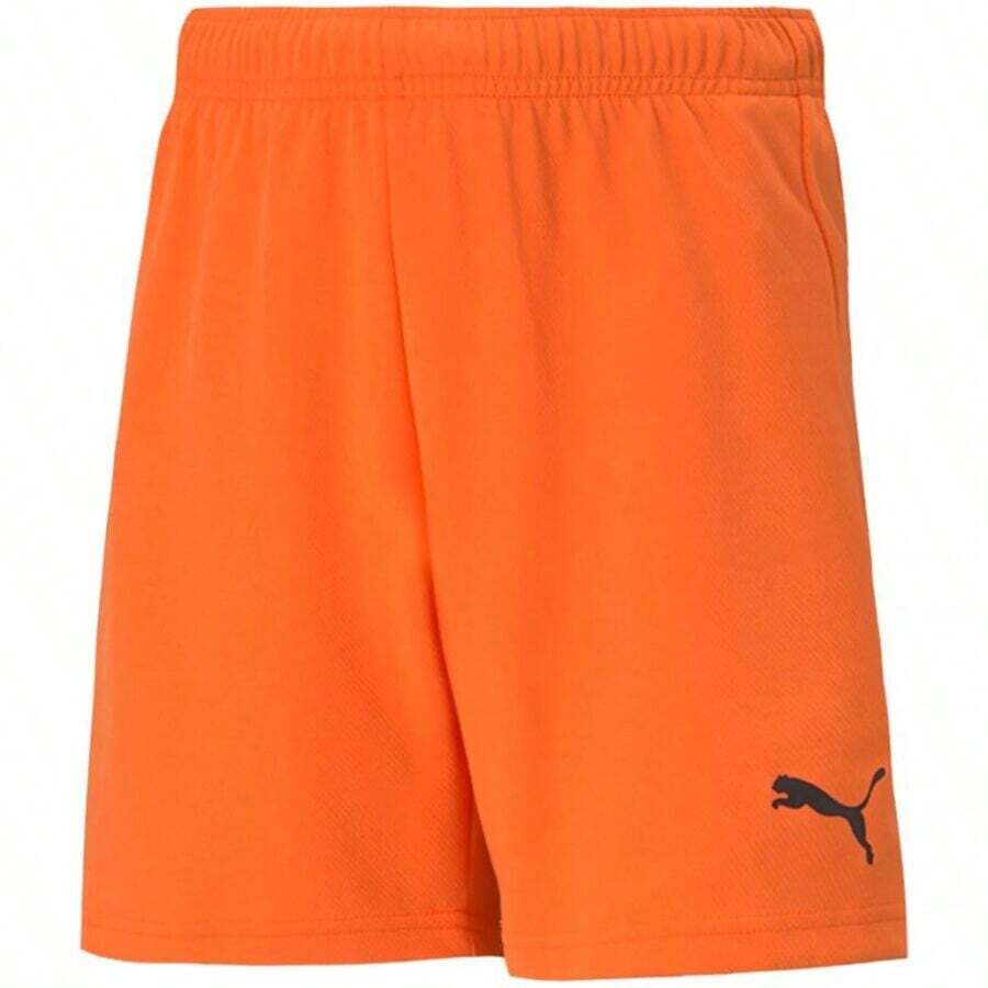Puma TeamRise Short Jr 704943 08 - Orange - View 1
