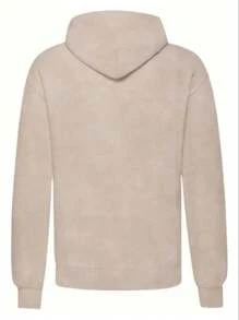Comfortable Men's And Women's Zipper Sweatshirt - 米色 - 查看 2