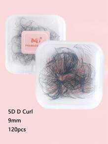 120pcs 3D 5D D-Curl Pre-Made Lash Trays, 8-15mm D-Curl, Suitable For Eyelash Extension, Create Fluffy & Voluminous Lashes, Handmade Loose Premade Lash Clusters - D - View 17
