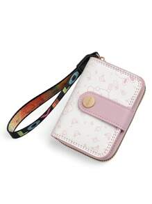 BATSIOE New Cute Cartoon Random Rabbit Print Women Accordion Card Holder Wallet Large Capacity Multi-Function Coin Pouch ID Card Holder Driving License Case Great For New Year Valentine's Day Gift For Women Wallet Mini Wallet Purse Wallet Card Wallet - Pink - View 4