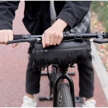 Bicycle Package Mountain Bike Front Beam Package Tube Tail Bag Waterproof Multi-Functional Riding Bag Portable Multi-Purpose Front Compact Package Body Travel Good Partner Highly Attractive Level Package Body Compact Round Easy To Carry With Shoulder Bag Use