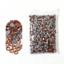 Cristales de strass para aplicaciones en caliente de vidrio, fondos planos para DIY en ropa, telas y decoración - Multicolor - Ver 44