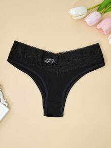 5 peças femininas multicoloridas renda cintura triângulo calças simples calcinha confortável