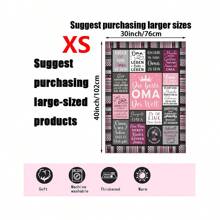 1pc Meaningful Gift Blanket For Grandma, Best Grandma Birthday Gift From Grandchildren, All-Season Multifunctional Gift