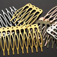 10 pezzi Pettini per capelli in stile cinese in metallo, accessori tradizionali orientali per decorazioni per capelli fai-da-te, pettini laterali, articoli scolastici