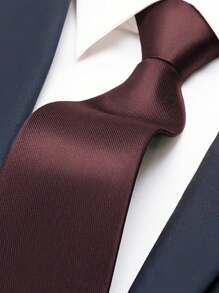 Multi-Color Slim Striped Multi-Social Tie - Màu Đỏ Sâu - Xem 1