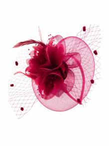 HITYfascinator 1 قطعة تيجان للنساء بتصميم زهري شبكي باللون الأخضر لاحتفالات اليوم الوطني الايرلندي ، صداع كوسبلاي حفلات الزفاف والشاي ، هدية عيد ميلاد ، قبعة سباق الخيل ، قبعة مع شريط وكليب قابلة للاستخدام بطريقتين