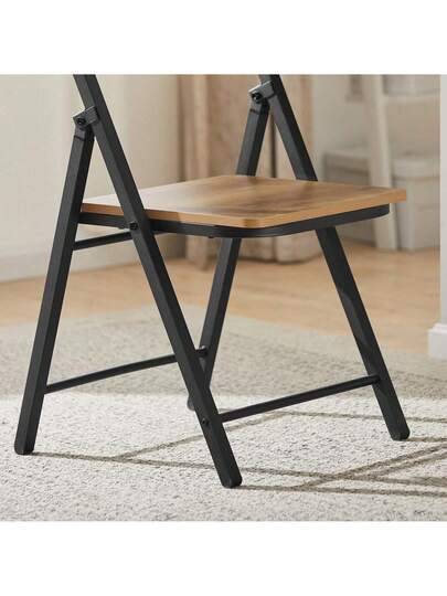 SoBuy FST88 PF Folding Stoel Kitchen Seat Height 43cm Vintage Dimensions (W D): Approx. 46 80 48cm view 8