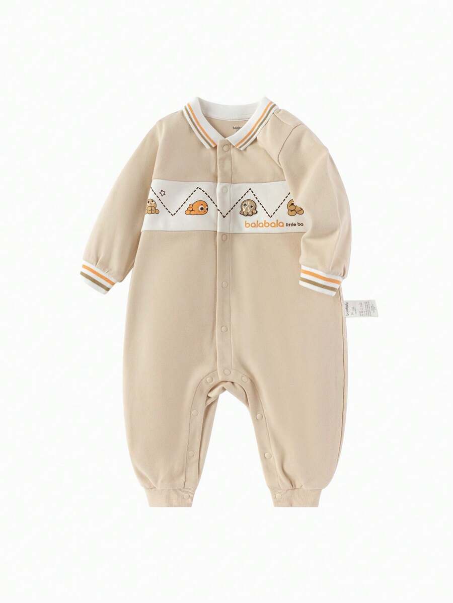 Balabala Baby Boys 'outfit uit één stuk voor uitjes, schattige stijl