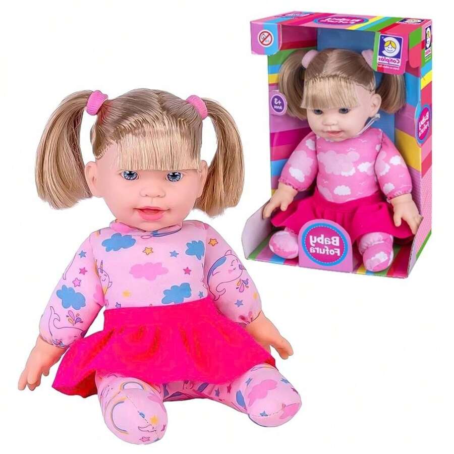 Baby Fofura Rag Doll With Hair - Cotiplás - 彩色 - 查看 1