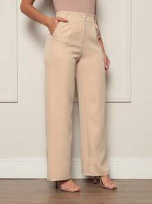 CALÇA FEMININO TAMANHO P, M, G, GG - Bege - Visão 5