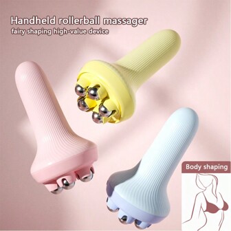Handheld Rolling Massager Suitable For Legs, Abdomen, And Back, Waist Meridian Brush, Muscle Relaxation And Shaping,School,Back To School,Travel,Travel Essentials,Home Essentials,Spa,Massage Tool,Massage,Massager,Spa