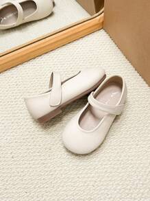 Scarpe da ragazza piatte semplici, scarpe di moda coreana, scarpe eleganti da principessa, scarpe da esterno per ragazze, adatte per primavera e autunno