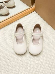 Scarpe da ragazza piatte semplici, scarpe di moda coreana, scarpe eleganti da principessa, scarpe da esterno per ragazze, adatte per primavera e autunno