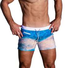 Taddlee Men's Swimwear Swimming Boxer Trunks Briefs Shorts Square Cut Swimsuits - Nhiều màu - Xem 1
