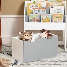 SoBuy KMB17-HG, Children Kids Bookcase Book Shelf Storage Display Rack Organizer Holder, Storage Drawer On Wheels - Grey - View 6