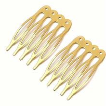 10 pezzi Pettini per capelli in stile cinese in metallo, accessori tradizionali orientali per decorazioni per capelli fai-da-te, pettini laterali, articoli scolastici