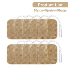 10/20/50/100pcs Non-Woven Pin-Type With Tail Patch Electrode Patch Electrode Pads For Tens Digital Massage Device