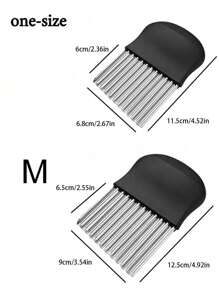 Wavy French Fries, Salad Wavy Cutter, Multifunctional Wave Onion Potato Slicer 1pc
