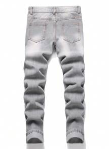 Tween Boy Pockets Distressed Skinny Casual Jeans