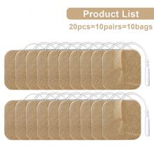 10/20/50/100pcs Non-Woven Pin-Type With Tail Patch Electrode Patch Electrode Pads For Tens Digital Massage Device