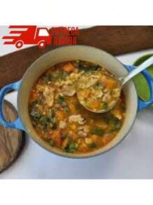 Concha para Sopa Feijão Caldos em Aço Inoxidável Maciço Grande 30 cm