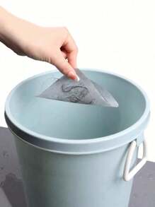 50 件一次性排水管盖、厨房和浴室毛发捕捉器、水槽滤网贴纸、防蝇硅胶过滤器、家庭浴室蟑螂和异味预防工具 - 彩色 - 查看 4