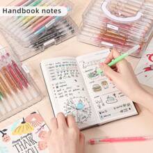 languo 1 set Stylos à peinture multicolores, convient pour peindre des cartes postales, cartes de vœux, prise de notes et autres scénarios pour la rentrée scolaire