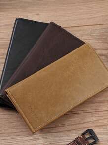 2025 New Long Wallet For Men Slim Leather Multi-Function Combo Driver's License And Bifold Wallet Card Holder Wallet Business Card Holder Credit Card Holder Id Card Holder