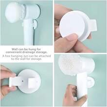 Electric Cleaning Rotary Brush Band, Multiple (With 3 Brush Heads, 4 Brush Heads, 5 Brush Heads) Power Cleaning Brush, Household Rechargeable Handheld Shower Cleaning Brush For Bathroom Wall Tile Floor Bathtub Kitchen