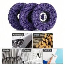 5PCS 115mm Poly Strip Wheel Discs Paint Rust Remove Abrasive Angle Grinder - 1 - View 2