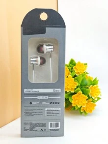 Auriculares con entrada de 3,5 mm, simples, prácticos y multifuncionales - Gris Claro - Ver 2