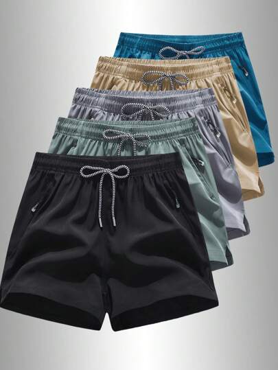 1 chiếc quần short chạy bộ nam nhanh khô, thoáng khí