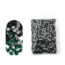 Cristales de strass para aplicaciones en caliente de vidrio, fondos planos para DIY en ropa, telas y decoración - Multicolor - Ver 65