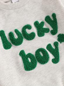 Newborn Baby Sweatshirts - 淺灰色 - 查看 4