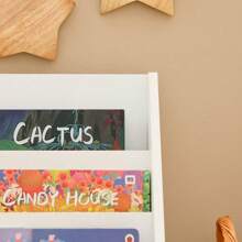 SoBuy Children Kids Bookcase Bookshelf Storage Display Shelf Rack Organizer White W73 X D30 X H80cm KMB01-W - White - View 10