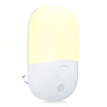 BABYLIYA Veilleuse LED avec capteur de crépuscule à l'aube/capteur de mouvement, 3 niveaux de luminosité, blanc chaud, petite veilleuse en ABS pour l'entrée, la chambre, le couloir, le couloir, l'éclairage nocturne de la salle de bain