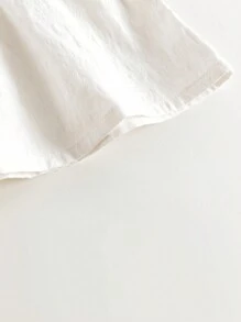 MARC&JANIE 年轻女孩优雅甜美提花荷叶边领连衣裙，春季