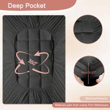 JustLet Quilted Mattress Topper Mattress Topper Mattress Protector Extra Thick Mattress Pad Cover Fluffy Mattress Cover Machine Washable