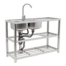 YUNRUX Kitchen Sinks - Silver - View 5